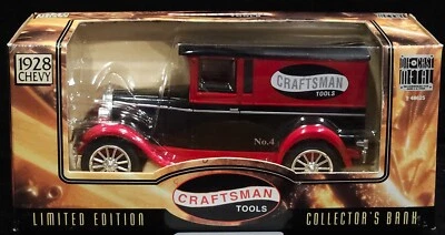 Craftsman Tools 28 1928 Chevy Sears Roebuck Diecast Metal Car Collector's Bank - Image 1 of 4