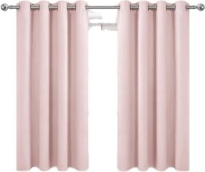 SoftTalkers Blackout Curtains Thermal Insulated With Tassels 