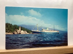 SS Glacier Queen & SS Yukon Star Cruising the Inside Passage: - Vintage Postcard - Picture 1 of 3