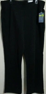 TEK GEAR DAMEN XXL SCHWARZ TEC GEAR feuchtigkeitsableitende Hose Fleece Midrise gerades Bein - Bild 1 von 12