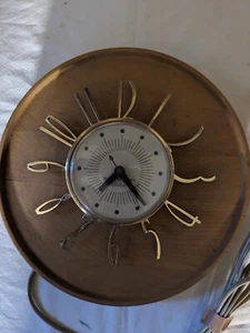 VINTAGE RETRO GENERAL ELECTRIC GE TELECHRON WALL CLOCK MODEL 2H59, mid century - Picture 1 of 10