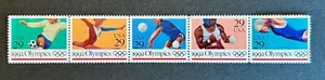 Scott#: 2641a - 1992 Summer Olympics 5x29¢ Horizontal Strip of 5 Stamps MNHOG - Picture 1 of 1