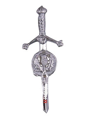 "Alfiler escocés de 4"" de largo con diseño de gaita Highland para hombre" Foto 1 de 3