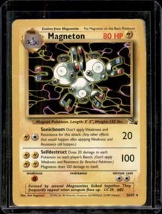 Pokemon Card Magneton 26/62 Non Holo Rare Fossil Set WOTC Vintage - Picture 1 of 2