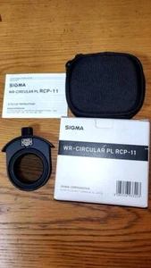 sigma drop in filter WR-CIRCULAR PL RCP-11 Sigma 500mm f4 DG OS Drop-in filter f - Picture 1 of 4