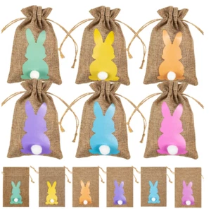 Easter Gift/Candy Bags! 6/12/24pcs Easter Holiday Candy Bag For Kids Holiday - Picture 1 of 2