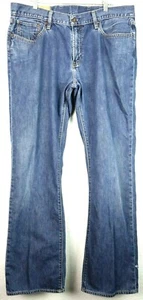 GAP 1969 Blue Denim Original Low Rise Bootcut Pants Jeans Mens 38x34 38 34 - Picture 1 of 7