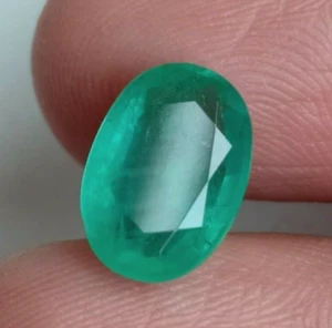 Natural Zambia Emerald AGR Certified Top Quality Loose Gemstone 3.41 Carat - Picture 1 of 5