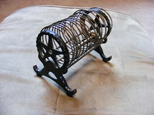 Vintage T Star Iron Coil Letter Mail Bill Invoice Holder - Picture 1 of 8