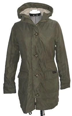 "Abrigo con Capucha Forrado Sherpa abercrombie & fitch Talla XXS Pit To Pit 18""" Foto 1 de 4