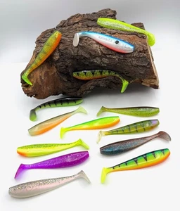 Fox Rage Zander Pro Shad´s Ultra UV 14cm 19 Farben Gummiköder Gummifisch Köder - Picture 1 of 19