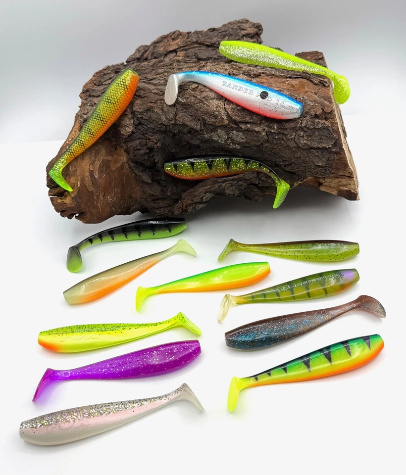 Fox Rage Zander Pro Shad´s Ultra UV 14cm 19 Farben Gummiköder Gummifisch Köder - Bild 1 von 1