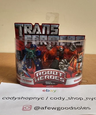 Transformers Robot Heroes Optimus Prime и Unicron G1 серии запечатанный Hasbro 2007 - Изображение 1 из 4