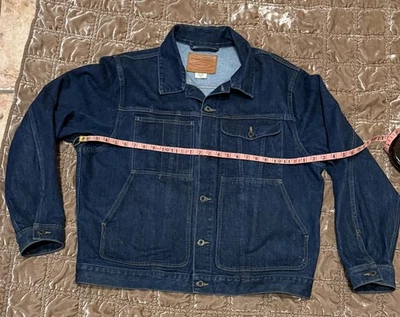 Nuevo con etiquetas Filson Denim Corto Cruiser Enjuagado Azul Índigo Para Hombres Botón EE. UU. 2XL Foto 1 de 4