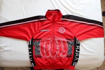 CHAQUETA FUTBOL ENTRENAMIENTO AJAX AMSTERDAM 1997/1998 UMBRO TALLA S - Imagen 1 de 4