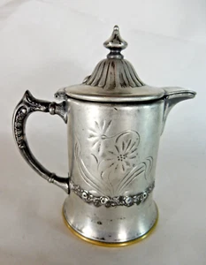 Antique PAIRPOINT MFG. Co. Silverplate Creamer, New Bedford, Ma, Quadruple Plate - Picture 1 of 11