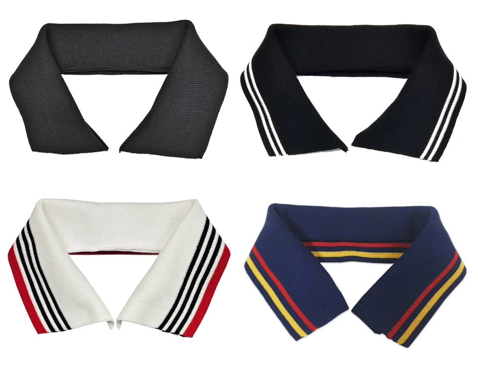 Conjunto de puños de punto con cuello acanalado para renovar polos o prendas nuevas, para limpiar stock Foto 1 de 1