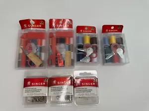 Kits de costura de viaje Singer 34 piezas y 13 piezas más 3 paquetes 150 pasadores de seguridad surtidos - Imagen 1 de 4