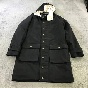 Vaute BROOKLYN Jacket Mens Medium Full Zip Parka Primaloft Coat Black Hoodie - Picture 1 of 13