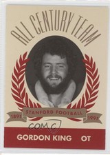 1991 Pepsi/Togo's Stanford Cardinal All Century Team Gordon King