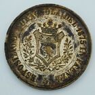 Italy coin medal antique 1875 exposition  of merit Romagna in Faenza star crown