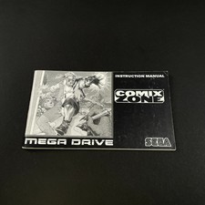 Sega mega drive comix zone leaflet EUR vgc
