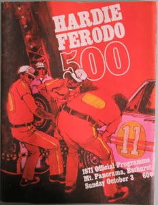 Alan Moffat GTHO 1971 PHASE 3 Hardie Ferodo 500 Bathurst Original Programme V8 - Bild 1 von 2