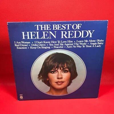 The Best Of Helen Reddy 1976 UK vinyl LP + INSERT Angie Baby I Am Woman hits - Bild 1 von 4