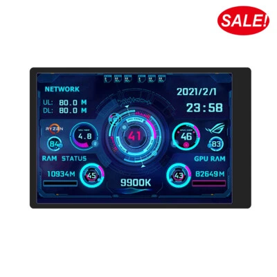 3.5 inch IPS Type-C Secondary Screen Case Mini Case Computer Monitor with Cable - Image 1 of 4