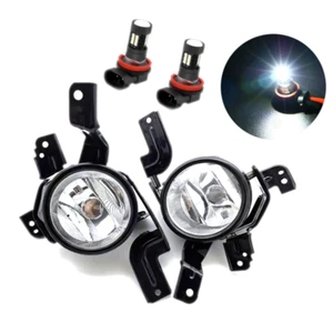 Pair Left + Right Front Bumper Fog Lights Lamps For Honda CRV RE1/RE2/RE4 07-09 - Picture 1 of 10
