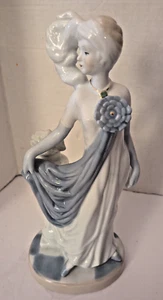 Vintage 1985 Lladro Style Socialite Of The 20s Porzellan Figur Statuette Spanien - Bild 1 von 6