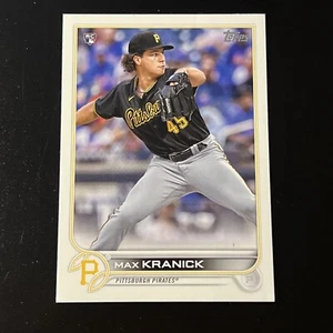 Max Kranick RC 2022 Topps Series 1 Baseball Rookie Card #325 Pittsburgh Pirates - Picture 1 of 2