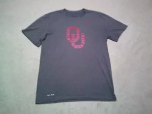 NWOT Oklahoma University OU Sooners T Shirt Mens Medium Gray - Picture 1 of 7