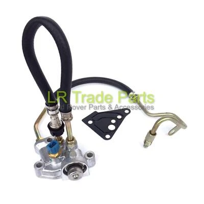 LR TRADE PARTS UK LAND ROVER DEFENDER TD5 REGOLATORE PRESSIONE CARBURANTE E GUARNIZIONE LR016318 (02-06) 2 TUBI