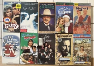 Factory Sealed VHS Lot - 10 Tapes - All Still Sealed - Mixed Genres - Picture 1 of 6