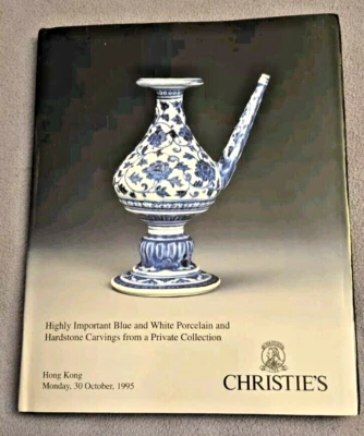 Christie's Highly Important Blue & White Porcelain & Hardstone Carvings Catalog  - Image 1 of 4