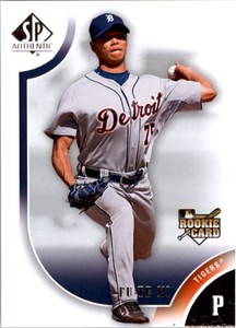 2009 SP Authentic Baseball Card #155 Fu-Te Ni RC