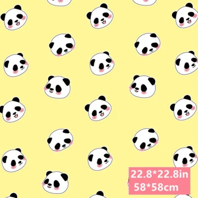 20张熊猫印花包装纸花束礼物包装23x23 — 第 1/4 张图片