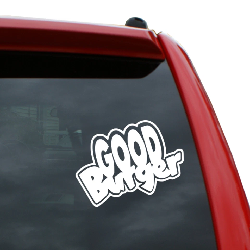 Good Burger Vinyl Decal Sticker | Color: White | 5 inch x 4 inch - Image 1 of 1