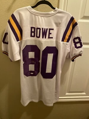 Dwayne Bowe Autographed White LSU Football Jersey - Изображение 1 из 4