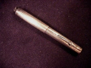 MABIE TODD STERLING SILVER LADY'S RING PEN, LF, c1920, GOOD MABIE TODD 14KT NIB - Picture 1 of 9