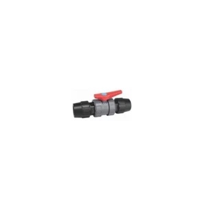 LLAVE ESFERA DE POLIETILENO CON ACOPLES - Imagen 1 de 1