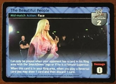 WWE Raw Deal Trading Card Game THE BEAUTIFUL PEOPLE - Mid-Match # 88/181 TCC - Image 1 of 2