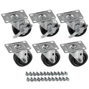 Beverage Air 3" Kit Rueda 00C31-030ABB - JUEGO DE RUEDAS DE PLACA EQUIVALENTE Lote 6 - Imagen 1 de 1