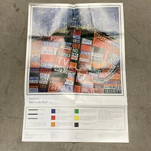 Radiohead “Hail To The Thief” 2003 Capitol Records promo poster 15” x 20” - Picture 1 of 2