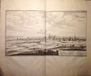 FRANCIA/ FRANCE,DIJON, DIION. Matthäus Merian, 1657 - Picture 1 of 2