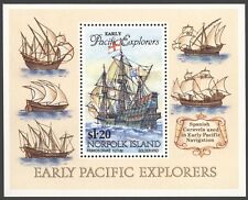 1994Norfolk Island  - Early Pacific Explorers - Souvenir Sheet - Scott 562 - MNH
