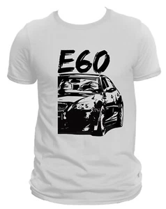 BMW E60 5 Series M5 T-shirt DTG Print Logo Shirt Short Sleeve Cotton Super Gift - Picture 1 of 6