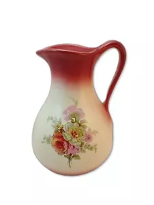 Empress Ironstone pitcher /jug with floral ornament Staffordshire England - Picture 1 of 10
