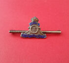 RA Royal Artillery Silver Tie Pin Cap Badge King's Crown